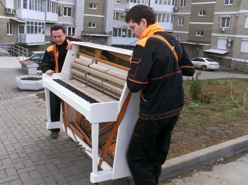 Перевозка пианино и рояля в Новороссийске — цена от 817 руб., грузчики, упаковка — Мастер24